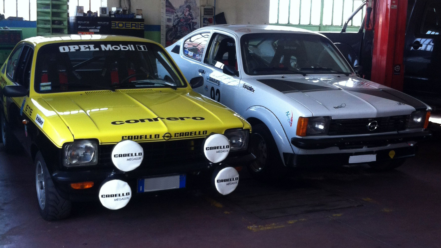 Allestimento vetture da competizione storiche, opel kadett